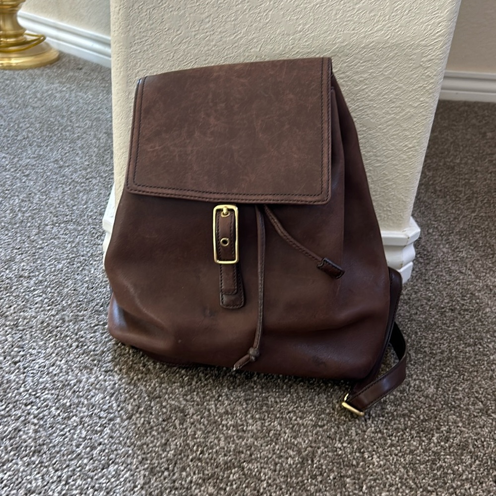Coach backpack purse